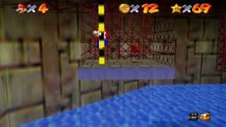 Super Mario 64 Walkthrough  Course 9  Dire Dire Docks [upl. by Jemima795]