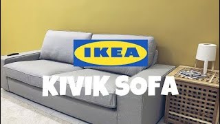 KIVIK Sofa Unboxing amp Assembling  IKEA How To [upl. by Suoiradal2]