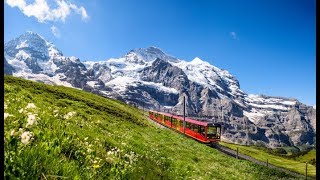 LuzernInterlakenJungfraujoch  Scenic Train Ride HappyRail [upl. by Tobiah41]