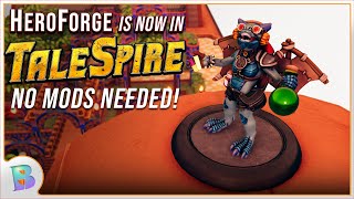 Tutorial HeroForge in TaleSpire  NO MODS [upl. by Odracer]