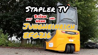 Stapler TV  Jungheinrich EFG 216  mit Björn Henk [upl. by Raamaj]