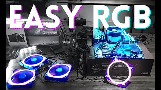 Phanteks Halos Fan Frames  Easy RGB For Most Setups [upl. by Inaffit]