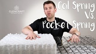 The Differences Between Coil Spring amp Pocket Spring Mattresses [upl. by Aynosal]