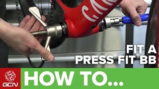 How To Remove amp Fit A Press Fit Bottom Bracket On A Road Bike [upl. by Eenimod]