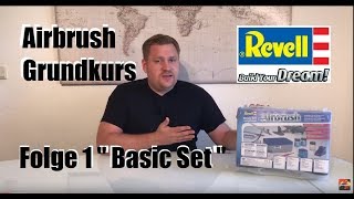 Revell Airbrush Grundkurs Folge 1 quotBasic Setquot Panzerschmied [upl. by Froh]