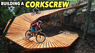 I Built a Huge Corkscrew at the Next 1 Downhill Bike Park in the US [upl. by Micco]