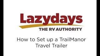 How to Set Up a TrailManor Pop Up Camper  Lazydays RV [upl. by Ahsiema919]