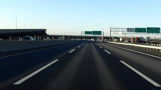 New Jersey Turnpike Exits 14 to 13 southbound Car Lanes [upl. by Nylodnewg711]