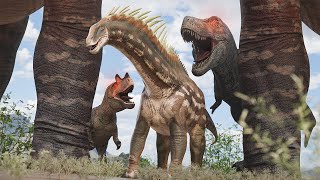 PLAYING THE BIGGEST DINOSAURS IN THE GAME  Path Of Titans [upl. by Nordna261]