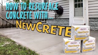 Resurface Your Concrete Driveway [upl. by Imailiv]