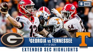 1 Georgia vs Tennessee Extended Highlights  CBS Sports HQ [upl. by Nij615]