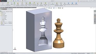 SolidWorks tutorial How to Subtract a Part from another Part [upl. by Dnallor970]