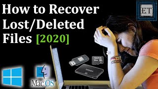 How To Recover Permanently Deleted Files in Windows 10  2020 [upl. by Glasgo]