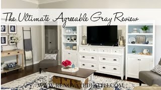 The Ultimate Sherwin Williams Agreeable Gray Review 2022 How It Looks in Real Homes [upl. by Aubyn]