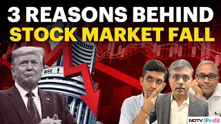 Why Is Stock Market Falling  Nifty Sensex Down  Share Market Down NEWS [upl. by Eenhpad]