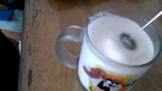 Aerolatte Review Frothing Cold Milk In Under 1 Minute [upl. by Sollie968]