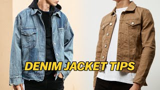 How To  Wear Denim Jackets Streetwear amp Casual [upl. by Procto731]