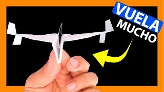 Como hacer un AVION DE PAPEL que vuela mucho y lejos fácil paso a paso en tutorial en español [upl. by Av414]