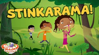 Stinkarama  Jungle 3  PLUM LANDING on PBS KIDS [upl. by Zetra]