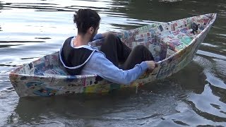 Faire un BATEAU en CARTON [upl. by Enecnarf]