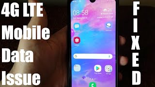 Mobile Data not working issue fixed  4G LTE network issue fixed  Samsung Galaxy 4G issue fixed [upl. by Justicz]