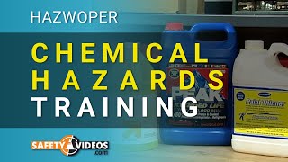 HAZWOPER Chemical Hazards Training from SafetyVideoscom [upl. by Eillom900]