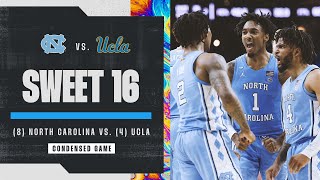 North Carolina vs UCLA  Sweet 16 NCAA tournament extended highlights [upl. by Ewen863]