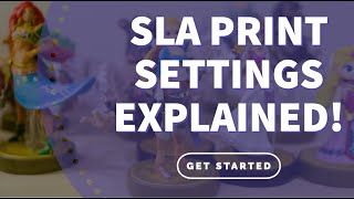 SLA Resin Print settings explained for Chitubox Lychee ZSuite and your other favorite slicers [upl. by Ermentrude]