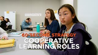 60 SecondStrategy Cooperative Learning Roles [upl. by Ahsai]