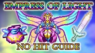 Terraria 14  Empress of Light NoHitMaster Mode Guide [upl. by Ynaffad400]