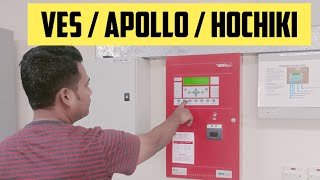 VES  APOLLO  HOCHIKI FIRE ALARM PANEL [upl. by Billmyre]