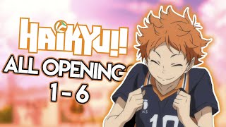 HAIKYUU  All Openings 16 [upl. by Jacobine261]