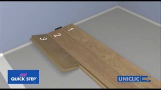 How to install Quick Step laminate flooring planks [upl. by Kort]