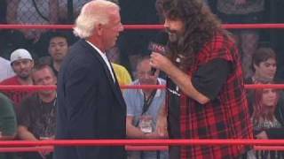 Ric Flair and Mick Foley Face To Face [upl. by Nnylyam]