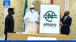 Buhari Launches Digital Currency eNaira [upl. by Namara782]