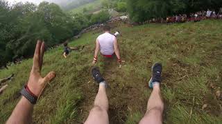 Gloucester Cheese Rolling 2018  POV [upl. by Prudie470]