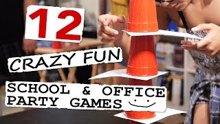 12 Crazy Fun School amp Office Party Games [upl. by Onfroi]