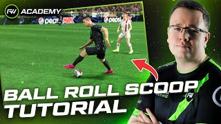 BALL ROLL SCOOP FC24 TUTORIAL  FUTWIZ Academy [upl. by Saleem]