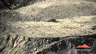 Blasting sequence at Goldcorps Penasquito mine in Zacatecas Mexico [upl. by Attenej]