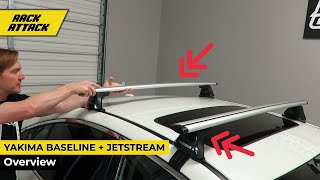 Yakima BaseLine  JetStream Roof Rack Installation And Overview [upl. by Adran]