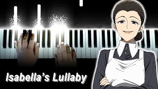 Yakusoku no Neverland Episode 12 Finale OST  Main Theme  quotIsabella’s Lullabyquot Piano [upl. by Birkle405]