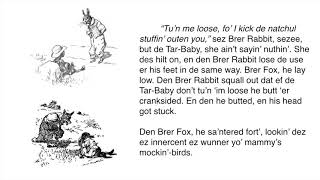 Brer Rabbit and the Tar Baby  Original Text [upl. by Vaden]