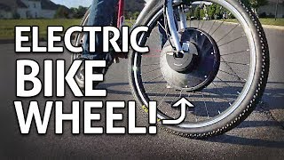 Easy  Cheap eBike Motorized Wheel Conversion Kit REVIEW [upl. by Ynna]