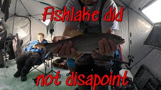 catching splake at fish lake the ultimate ice fishing adventure [upl. by Ripleigh]